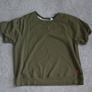 Life Is Good Olive Green Short Sleeve Tee